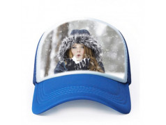 Casquette à personnaliser bleue