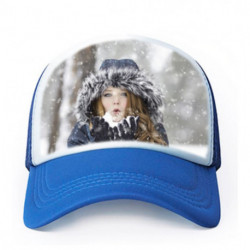 Casquette à personnaliser bleue