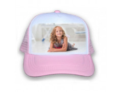 Casquette à personnaliser rose