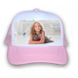 Casquette à personnaliser rose