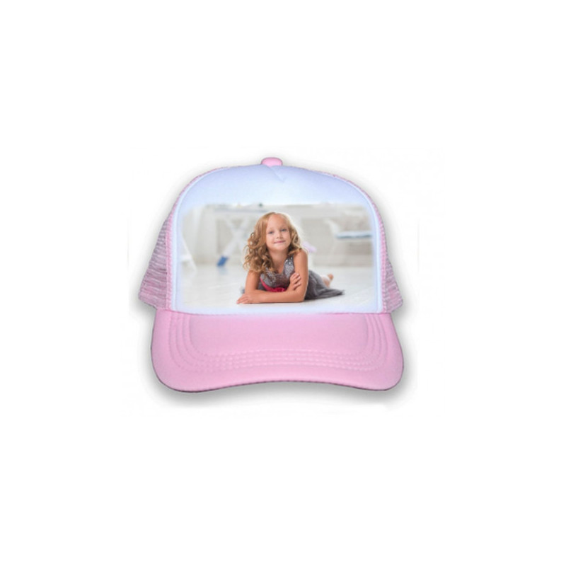 Casquette à personnaliser rose