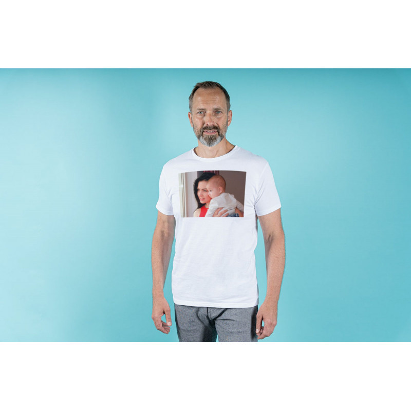 T-shirt personnalisé Recto-Verso Homme taille L
