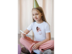 T-shirt personnalisé Recto-Verso Enfant taille 4 ans