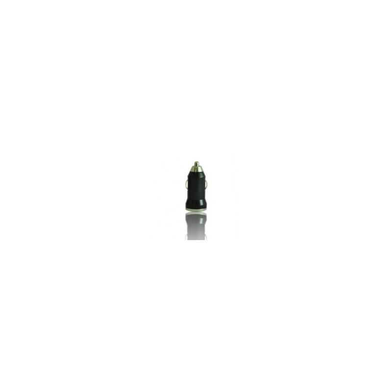 MINI Chargeur noir 12 volts allume cigare pour téléphones, tablettes ou lecteurs MP3