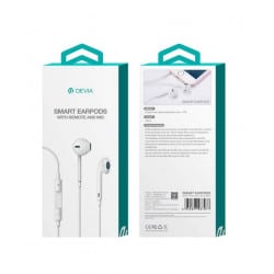 Ecouteurs SMART EARPODS de DEVIA pour smartphones, tablettes et lectures multimedia